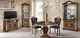 credenza con alzata in stile / in noce