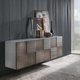 credenza a muro / contemporanea / in legno