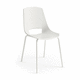 sedia contemporanea / da interno / in pelle / in polipropilene
