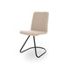 sedia contemporanea / da interno / in tessuto / con supporto in metallo
