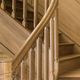 ringhiera in legno / a sbarre / da interno / per scala