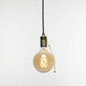 lampada a sospensione / in ottone / contemporanea / con cavo