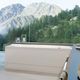 vasca da bagno da appoggio / in acrilico / idromassaggio / bianca