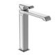 miscelatore per lavabo / da appoggio / in metallo cromato / da bagno