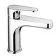 miscelatore per lavabo / da appoggio / in metallo cromato / da bagno