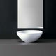 lavabo da appoggio / in ceramica / rotondo / contemporaneo