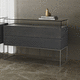 cassettone contemporaneo / in legno laccato / in vetro / in ceramica