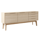 credenza moderna / in rovere / in noce / in legno massiccio