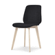 sedia da pranzo design scandinavo / da interno / in tessuto / in laminato