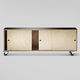 credenza contemporanea / in legno compensato / in betulla / in linoleum