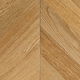 parquet massello / in rovere / a spina di pesce / spazzolato