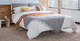letto matrimoniale / contemporaneo / imbottito / con testiera