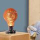 lampada da comodino / in nichel / design originale / con cavo