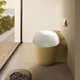 vasca da bagno ovale / da appoggio / filomuro / per ambiente abitativo