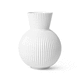 vaso contemporaneo / in porcellana / bianco