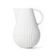 vaso contemporaneo / in porcellana / bianco