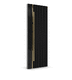 porta da interno / in legno / in ottone lucidato / battente