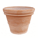 vaso da giardino in terracotta / conico / per uso residenziale