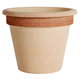 vaso da giardino in terracotta / rotondo / per uso residenziale