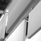 baffle acustico in PET / da soffitto / rettangolare / decorativo