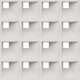 blocco di calcestruzzo forato / decorativo / per facciata / per recinzione