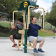 attrezzo per bodybuilding butterfly / pressa per spalle / pressa per pettorali / da esterno