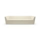 divano contemporaneo / in tessuto / in pelle / beige