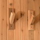 servomuto da parete contemporaneo / in legno / individuale