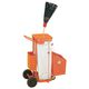 carrello di pulizia / contract / in acciaio verniciato / in acciaio galvanizzato