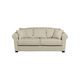 divano letto / classico / in lino / beige