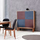 credenza alta / contemporanea / in rovere / in noce