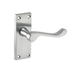 maniglia per porta / in acciaio inox / classica / per uso residenziale