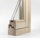 finestra in legno / a battente / scorrevole / ad anta ribalta