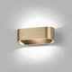 applique contemporanea / da interno / in alluminio / ovale