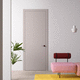 porta da interno / in MDF / battente / moderna