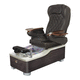 poltrona spa pedicure con poggiatesta / nera