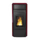 termostufa a pellet / 10 kW...20 kW / 4 kW / contemporanea