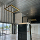 luce a sospensione / LED / quadrata / IP40