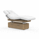 lettino per massaggi elettrico / in pelle / in legno / in cotone