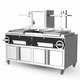 grill a legna / a carbonella / a pavimento / per cucina professionale