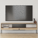 mobile porta TV design minimalista / lowboard / con ripiani / in rovere