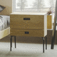 comodino design minimalista / in rovere / in legno massiccio / in quercia naturale