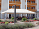 gazebo in alluminio massiccio / tetto in tela / contract