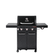 barbecue a gas / con rotelle / in ghisa / in acciaio inossidabile