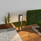 lampioncino da giardino / contemporaneo / in ghisa di alluminio / LED