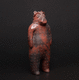 scultura in ceramica / a pavimento / rossa / animale
