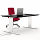 scrivania per open space / da terra / contemporanea / in MDF