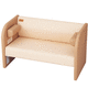 divano contemporaneo / beige / in MDF / per asilo nido
