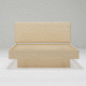 letto flottante / matrimoniale / singolo / contemporaneo