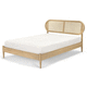 letto matrimoniale / contemporaneo / con testiera / in compensato